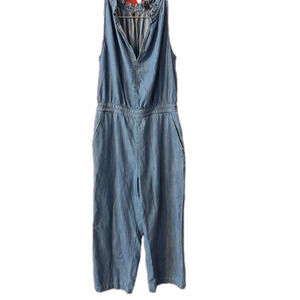 Point Sur Denim Jumpsuit Pockets 2